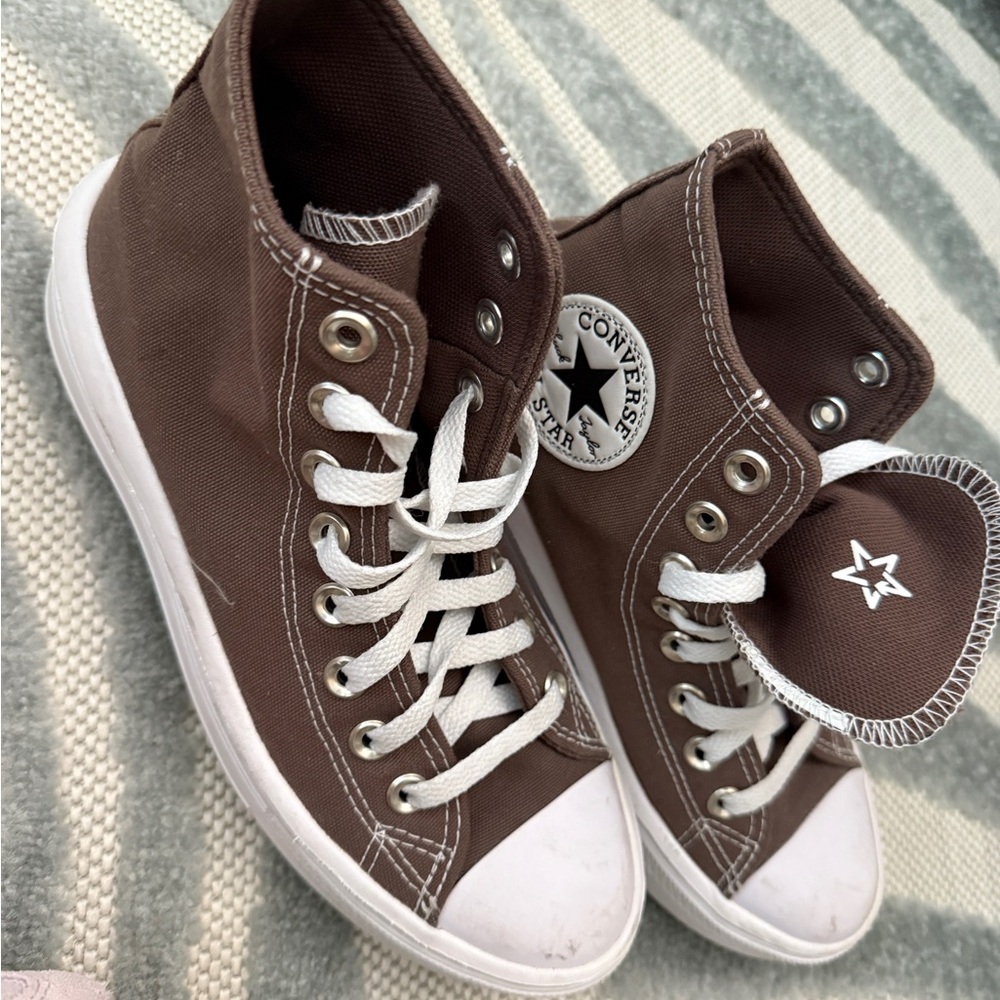 Converse Women's Chuck Taylor All Star Move Hi Brown 38 W 7.5